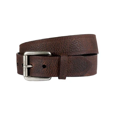 Ariat Mens Triple Row Stitch Leather Belt 1 Ariat Mens Triple Row Stitch Leather Belt