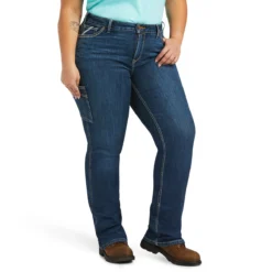 Ariat Rebar Riveter Straight Leg Ladies Jeans - Plus Size