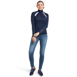 Ariat Sunstopper 2.0 Ladies Quarter Zip - Team -Equestrian Supplies Sale 10039184 c1146 alt4