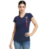 Ariat Vertical Logo Short Sleeve Ladies Tee