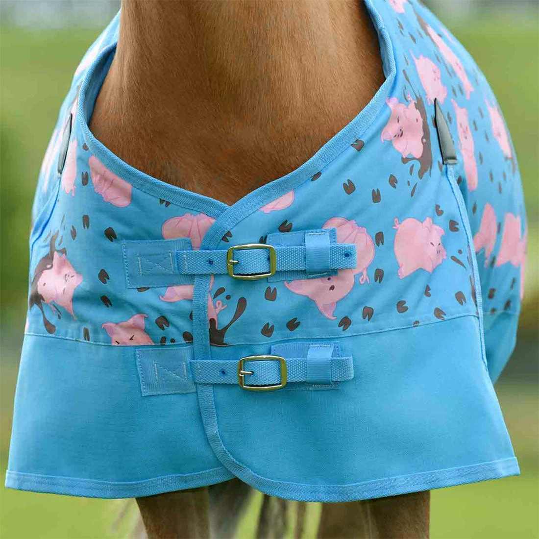 Saxon Pony Lightweight Turnout Blanket - Pig Print 4 Saxon Pony Lightweight Turnout Blanket - Pig Print - Image 4