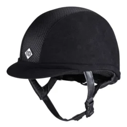 Equestrian Supplies Sale 19 Charles Owen AYR8 Plus Helmet In Black Microsuede