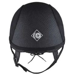 Charles Owen AYR8 Plus Helmet In Black Microsuede -Equestrian Supplies Sale 105ayr8p c1105 alt2
