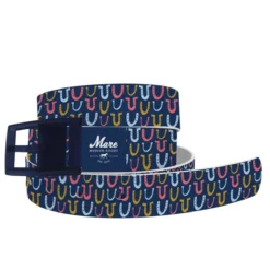 C4 Mare Modern Goods Lucky Ladies Belt With Navy Buckle