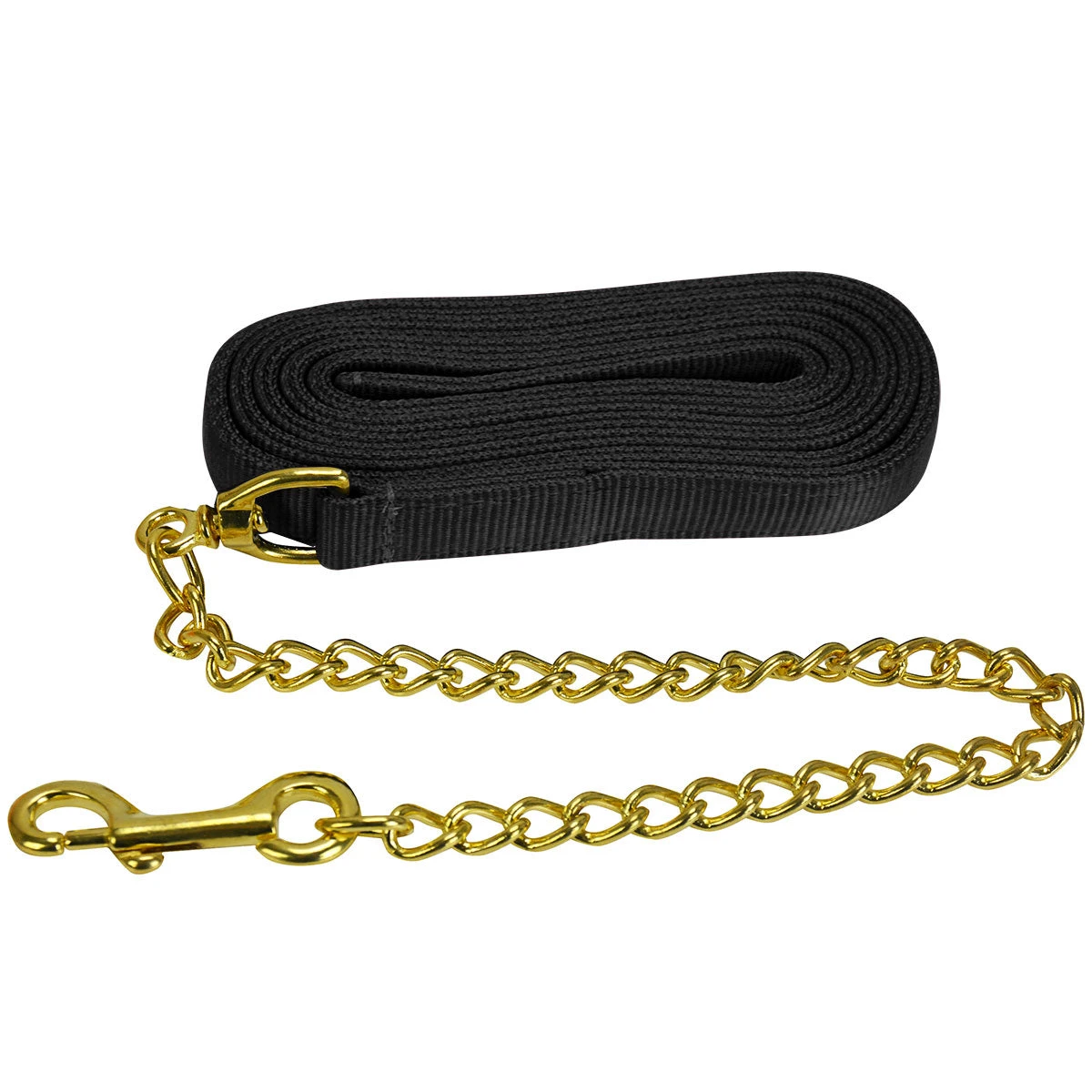 Jacks Lead Flat Nylon With 24 Inch Solid Brass Chain 1 Jacks Lead Flat Nylon With 24 Inch Solid Brass Chain