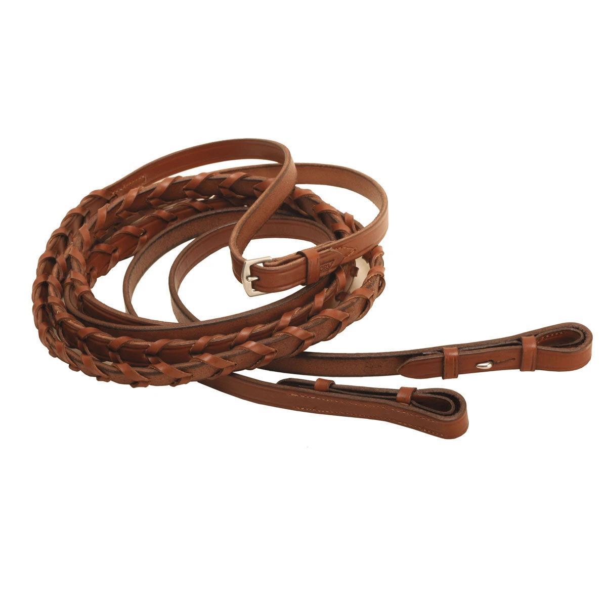 Tory Extra-Long Laced Reins With Hook End 1 Tory Extra-Long Laced Reins With Hook End