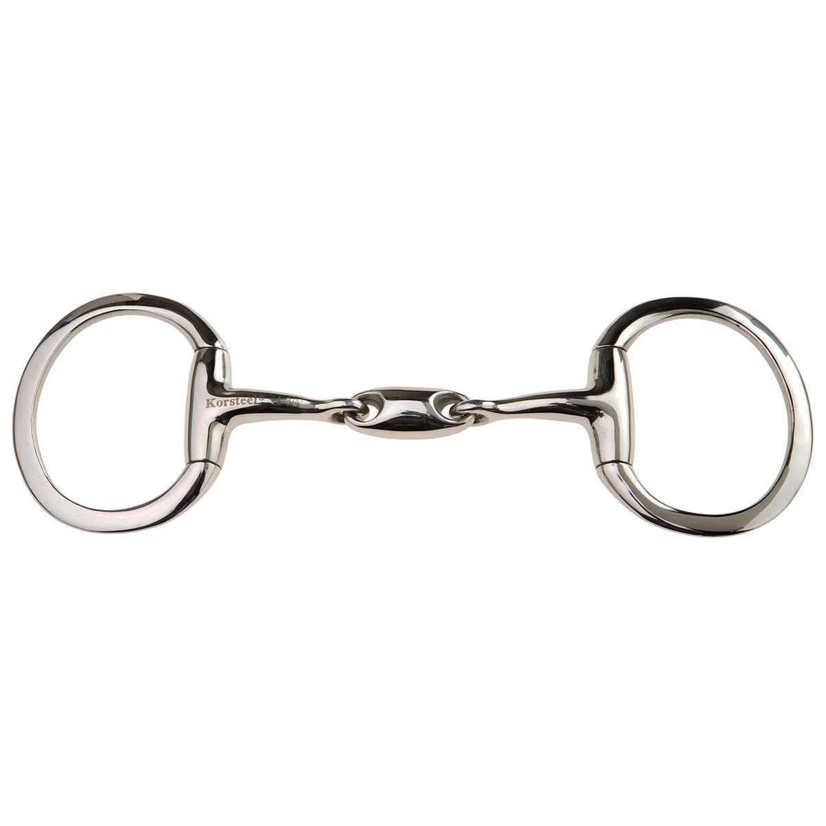 Korsteel Stainless Steel Oval Link Eggbut Snaffle 1 Korsteel Stainless Steel Oval Link Eggbut Snaffle