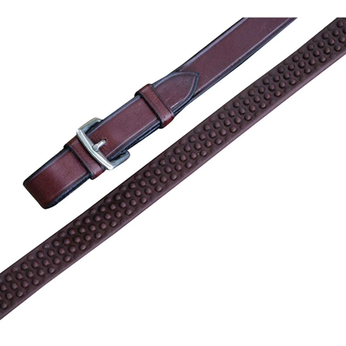 KL Select Red Barn Pebble Grip English Reins 3 KL Select Red Barn Pebble Grip English Reins - Image 3