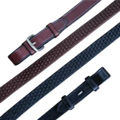 KL Select Red Barn Pebble Grip English Reins 7 KL Select Red Barn Pebble Grip English Reins -Equestrian Supplies Sale 19310kl c1109 alt1