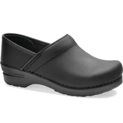 Dansko Professional Oiled Black Ladies Clog