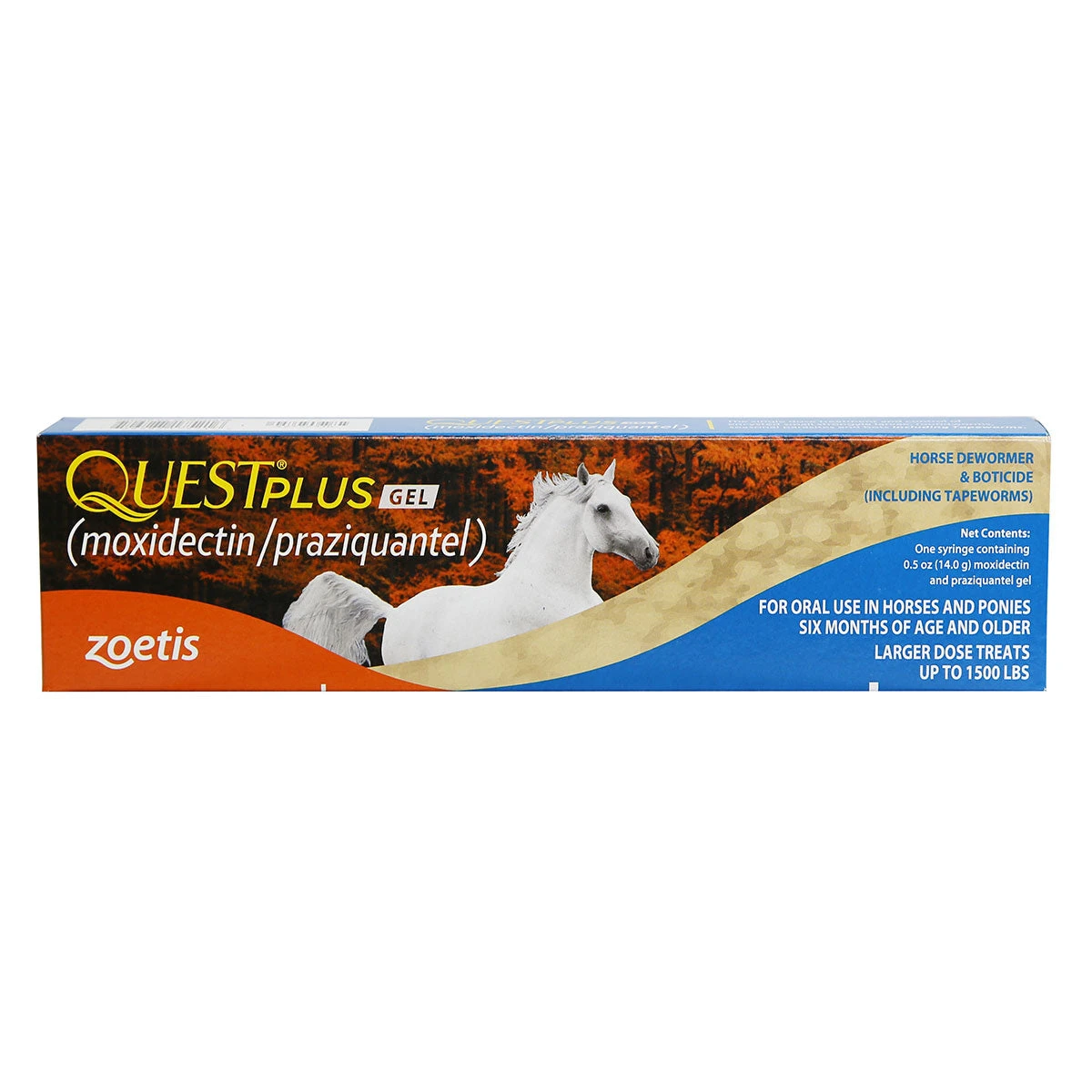Zoetis Quest Plus Gel Single Dose Dewormer 1 Zoetis Quest Plus Gel Single Dose Dewormer