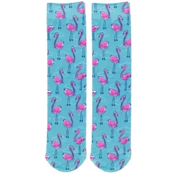 Ovation Zocks Flamingos And Pearls Youth Boot Socks