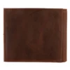 Justin Back Pocket Bifold Mens Wallet - Brindle Inlay