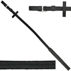 Wintec Rubber Reins Black