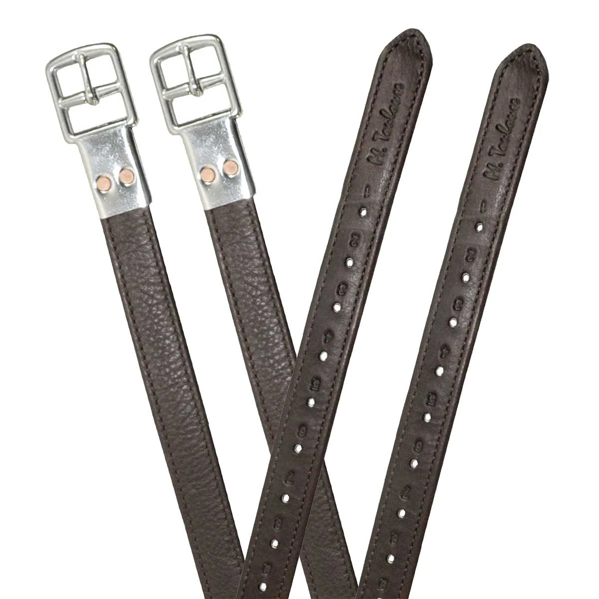 M Toulouse Soft Double Leather Stirrup Leathers 3 M Toulouse Soft Double Leather Stirrup Leathers - Image 3