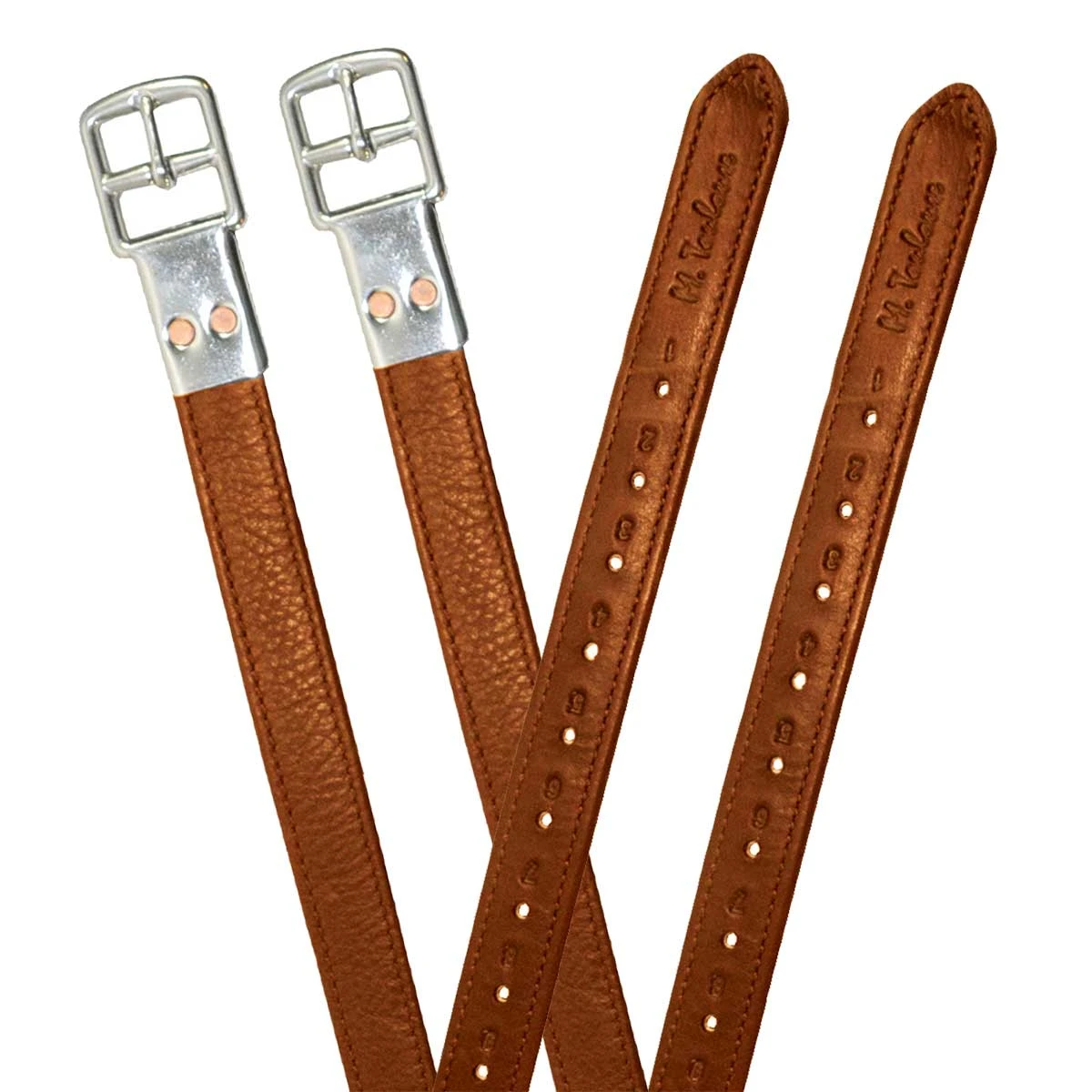 M Toulouse Soft Double Leather Stirrup Leathers 2 M Toulouse Soft Double Leather Stirrup Leathers - Image 2