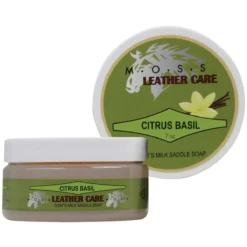 Moss Goats Milk Saddle Soap Citrus Basil 6 Oz