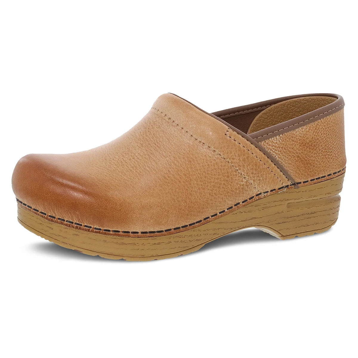 Dansko Professional Honey Distressed Ladies Clog 1 Dansko Professional Honey Distressed Ladies Clog