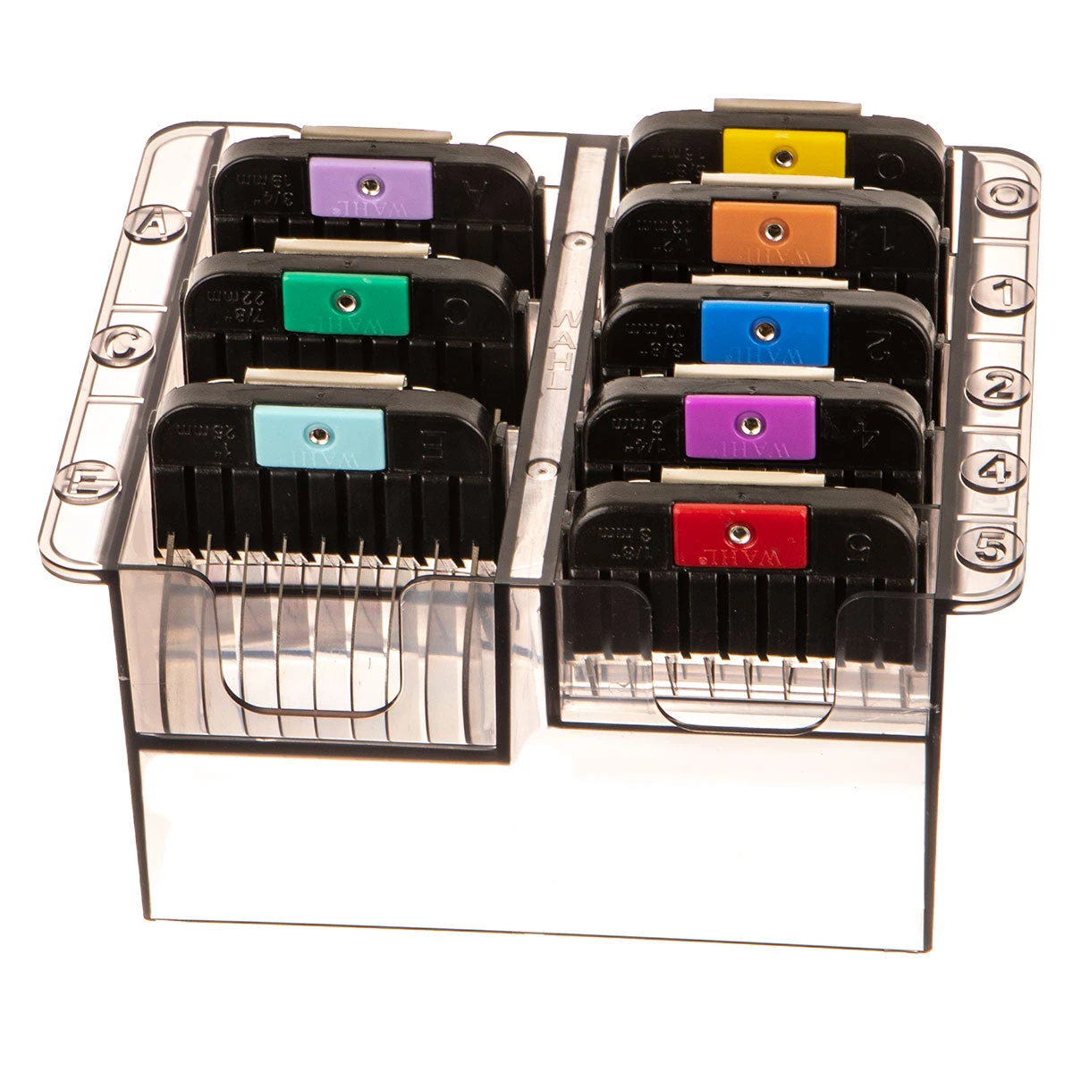 Wahl Stainless Steel Guide Comb Set For Detachable Blades 1 Wahl Stainless Steel Guide Comb Set For Detachable Blades