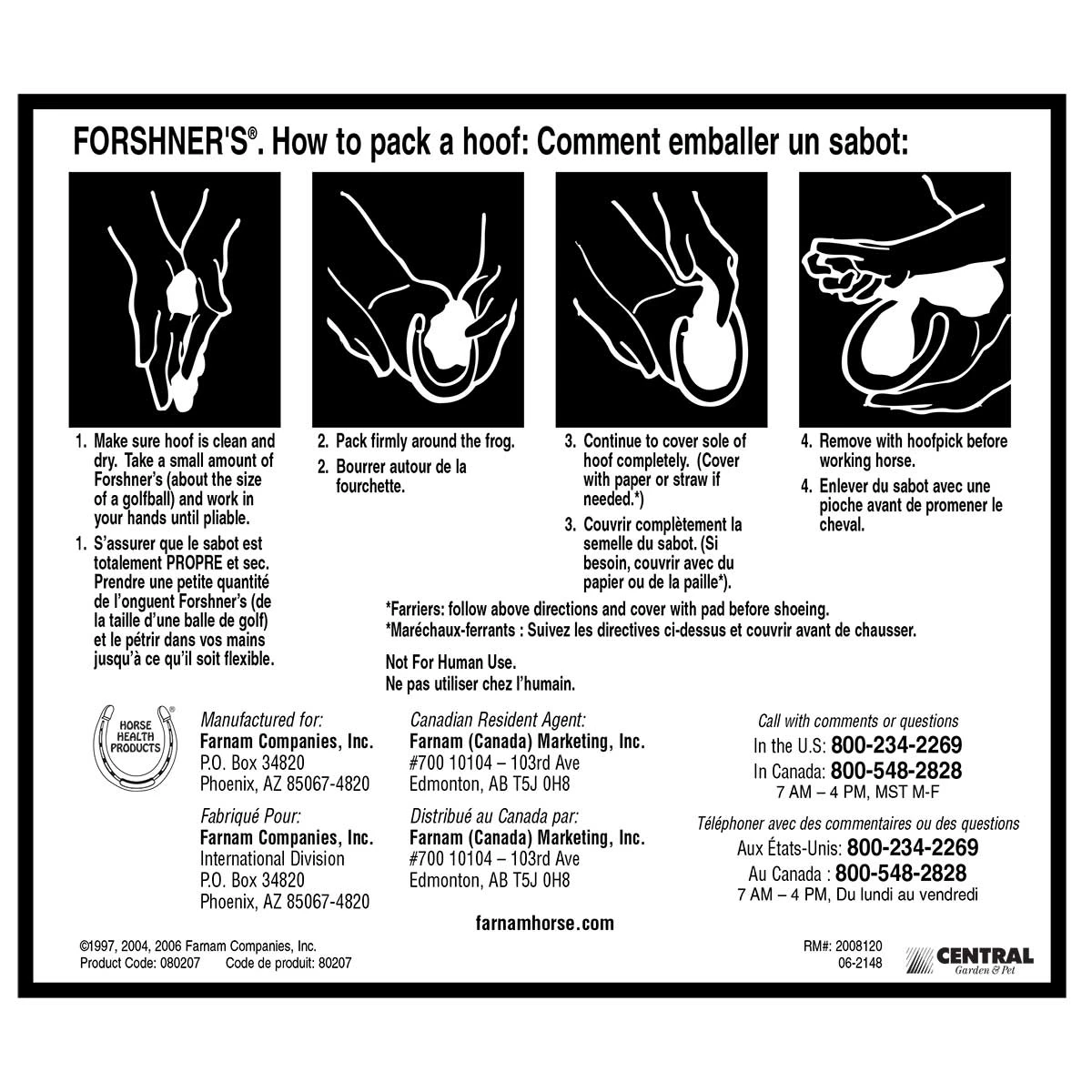 Farnam Forshners Hoof Pack 4 Lb 2 Farnam Forshners Hoof Pack 4 Lb - Image 2