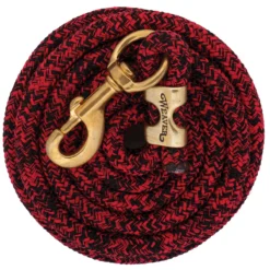 Weaver Leather Weaver Mosaic Poly Lead Rope With Solid Brass Snap 10ft -Equestrian Supplies Sale 35 21mw c1158