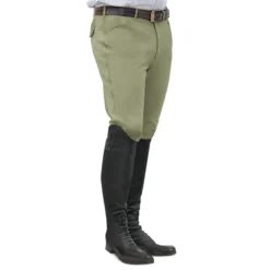 Ovation Euroweave Knee Patch Tan Mens Breeches