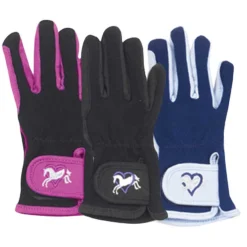 Ovation Hearts & Horses Kids Riding Glove