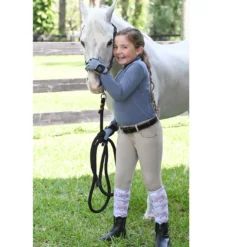 Ovation Euro Melange Knee Patch Girls Breech 8 Ovation Euro Melange Knee Patch Girls Breech -Equestrian Supplies Sale 470184 c1104