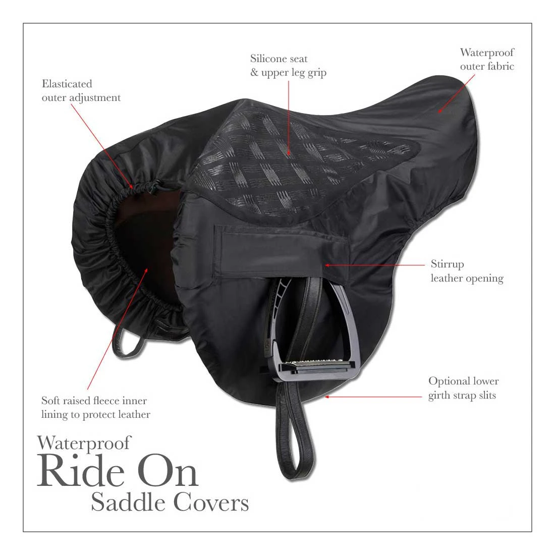 Lemieux ProKit Ride On Saddle Cover - All Purpose 4 Lemieux ProKit Ride On Saddle Cover - All Purpose - Image 4