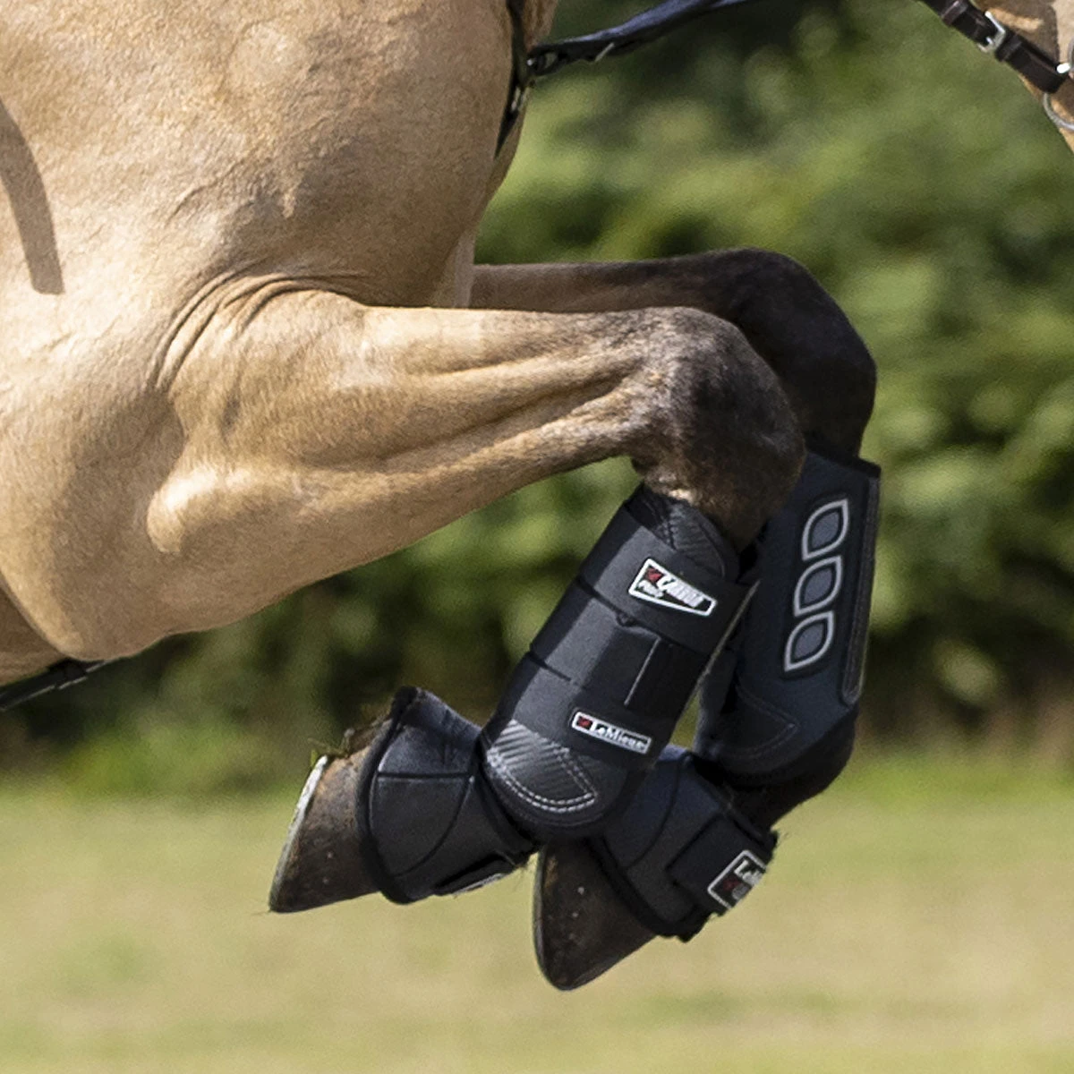 LeMieux Carbon Air XC Boots - Black Front 3 LeMieux Carbon Air XC Boots - Black Front - Image 3