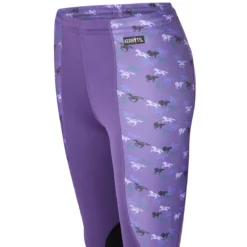 Kerrits Knee Patch Girls Performance Tights - Huckleberry 5 Kerrits Knee Patch Girls Performance Tights - Huckleberry -Equestrian Supplies Sale 60500k hb c1157 alt1