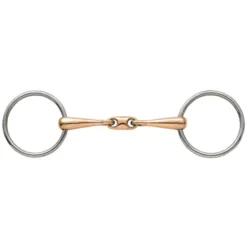 Shires Copper Alloy French Link Loose Ring Snaffle