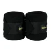 Back On Track Therapeutic Ceramic Black Polo Wraps Pair