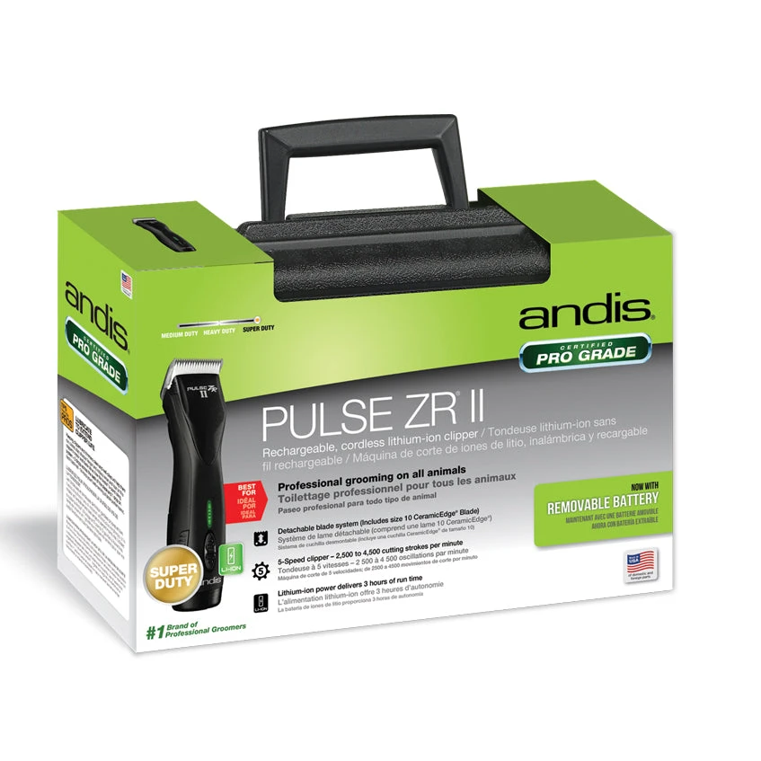 Andis Pulse ZR II Cordless Detachable Blade Clipper 15 Andis Pulse ZR II Cordless Detachable Blade Clipper - Image 15