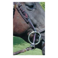 Nunn Finer Leather Gag Cheeks -Equestrian Supplies Sale 79nf c1120 alt1