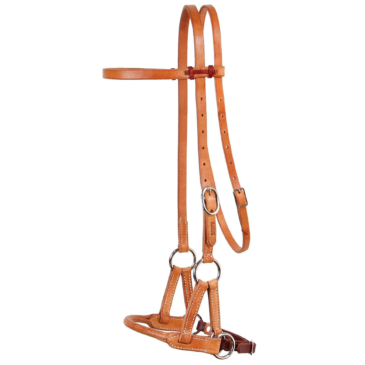 Professionals Choice Round Leather Nose Side Pull 1 Professionals Choice Round Leather Nose Side Pull