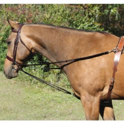 Tory Leather Deluxe Sliding Vienna Side Rein