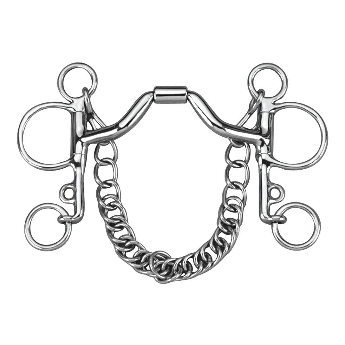 Myler Pelham Ss Ported Barrel Mb33 - Test Ride Bit 1 Myler Pelham Ss Ported Barrel Mb33 - Test Ride Bit