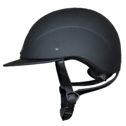 Tipperary Royal Matte Wide Brim Helmet - Gloss Trim -Equestrian Supplies Sale 9501t c1105 alt2