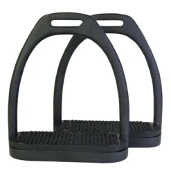 Perris Black Powder Coated Stirrup Irons