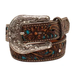 Ariat Turquoise Inlay Girls Belt