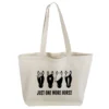 Just One More Horse Canvas Tote Bag