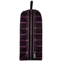 Chestnut Bay Quilted Lined Bridle Bag - Black Plaid