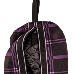 Chestnut Bay Quilted Lined Bridle Bag - Black Plaid -Equestrian Supplies Sale cb9210 c1105 alt2
