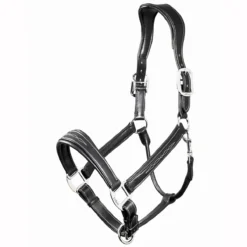 LeMieux Stitched Anatomical Leather Halter -Equestrian Supplies Sale it00882 c1105 alt1