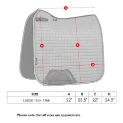 LeMieux Loire Satin Dressage Pad -Equestrian Supplies Sale it01343005 c1183 alt2