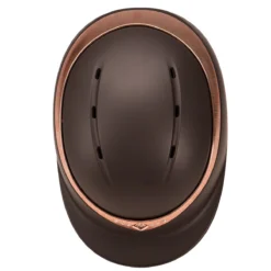 Charles Owen Halo CX MIPS - Brown Matte With Stellar Rose Gold -Equestrian Supplies Sale myhal cx3 c1109 alt3