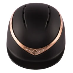 Charles Owen Halo CX MIPS - Black Matte With Stellar Rose Gold -Equestrian Supplies Sale myhal cx6 c1105 alt1