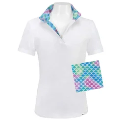 RJ Classics Sadie Jr. 37.5 SS Girls Show Shirt - Mermaid