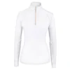 RJ Classics Sienna 37.5 LS Ladies Quarter Zip -White